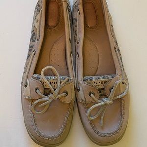 Sperry Cheetah Print Boat shoes